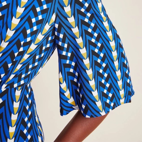 Anthropologie The Odells Marjorie Geo Midi Dress - Picture 5 of 6